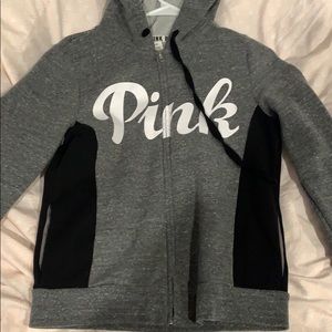 pink zip up!!